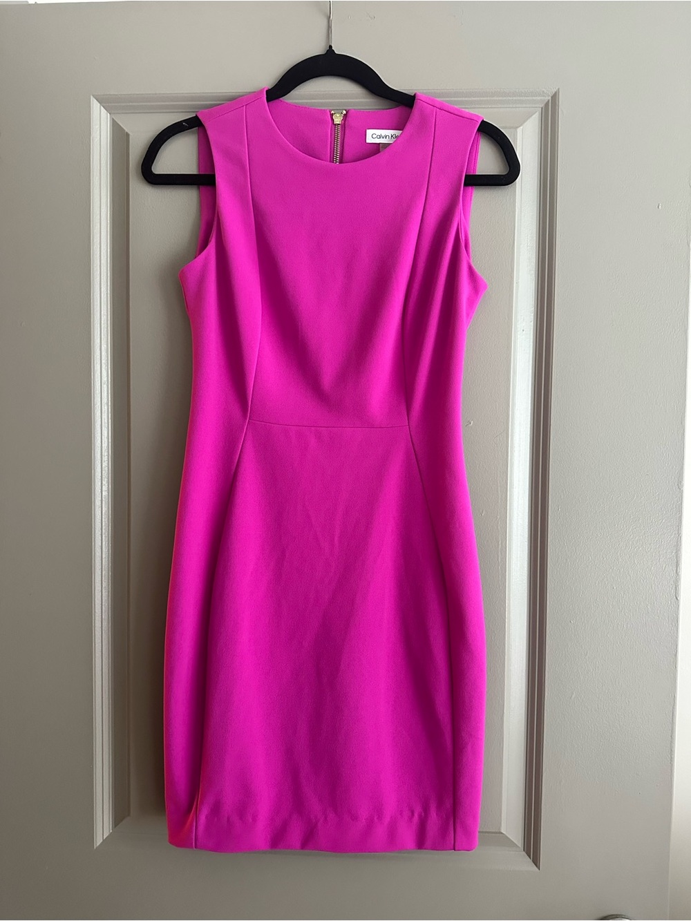 Calvin Klein Fuchsia Tailored Sheath Dress